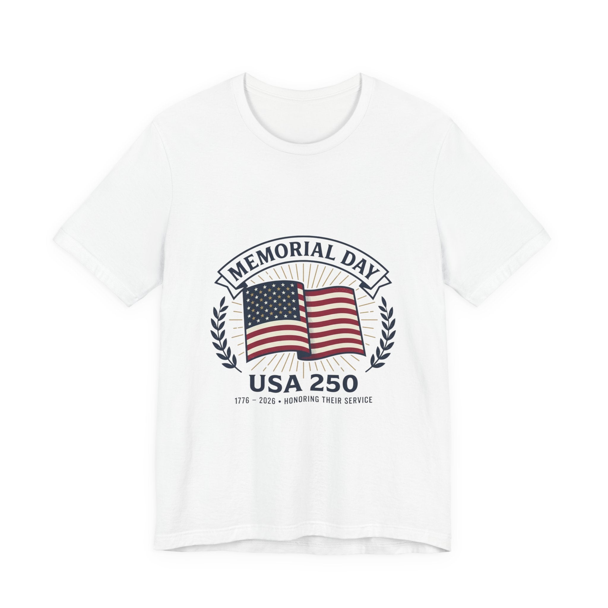 Memorial Day USA 250 Tee | 1776–2026 Vintage Distressed Patriotic T-Shirt