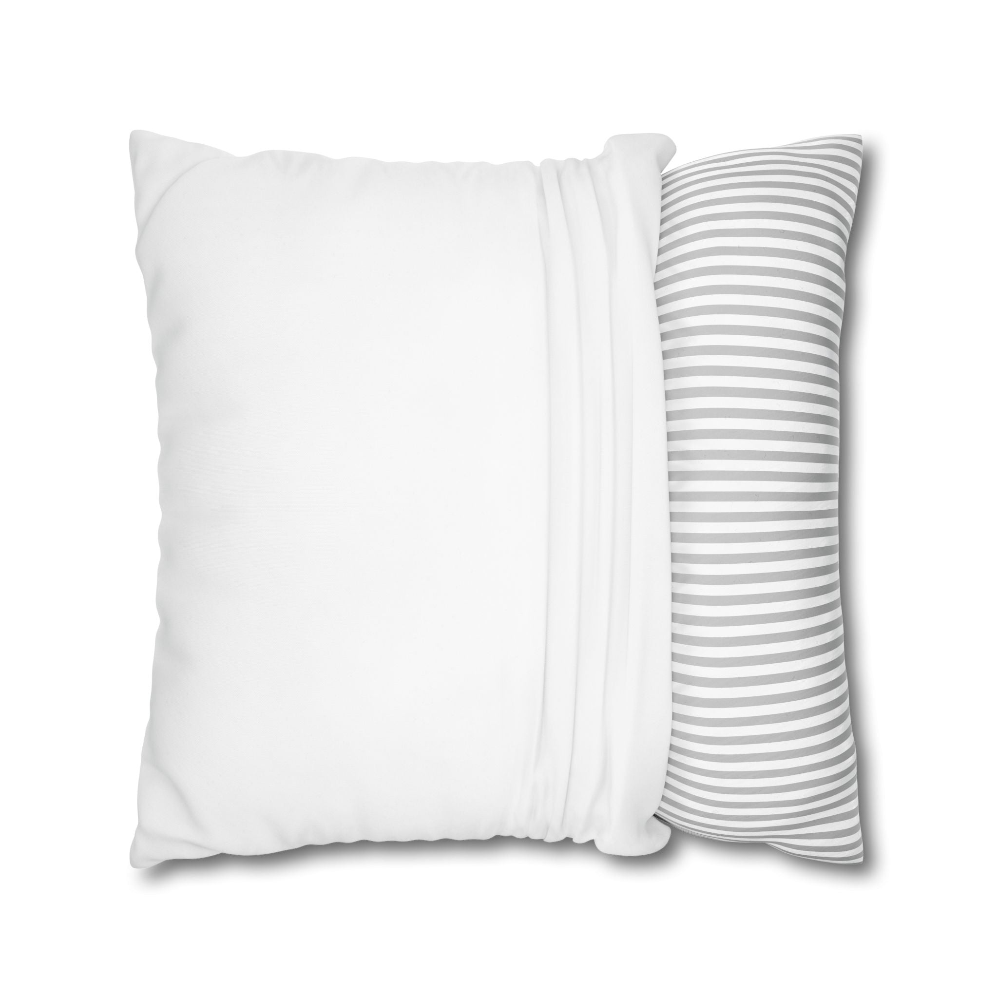 Wolf Forest Throw Pillowcase — Rustic Wildlife Square Pillow Cover