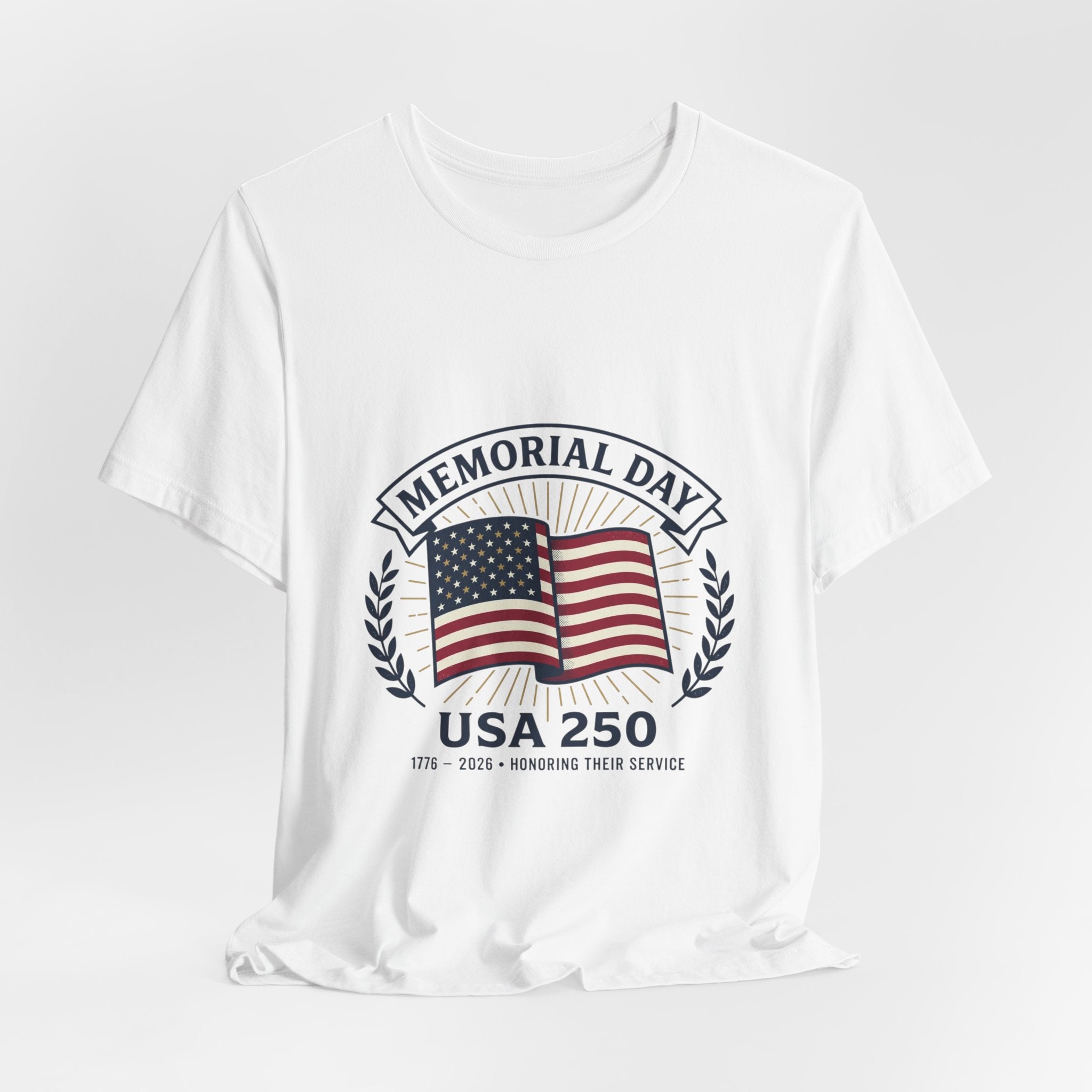 Memorial Day USA 250 Tee | 1776–2026 Vintage Distressed Patriotic T-Shirt