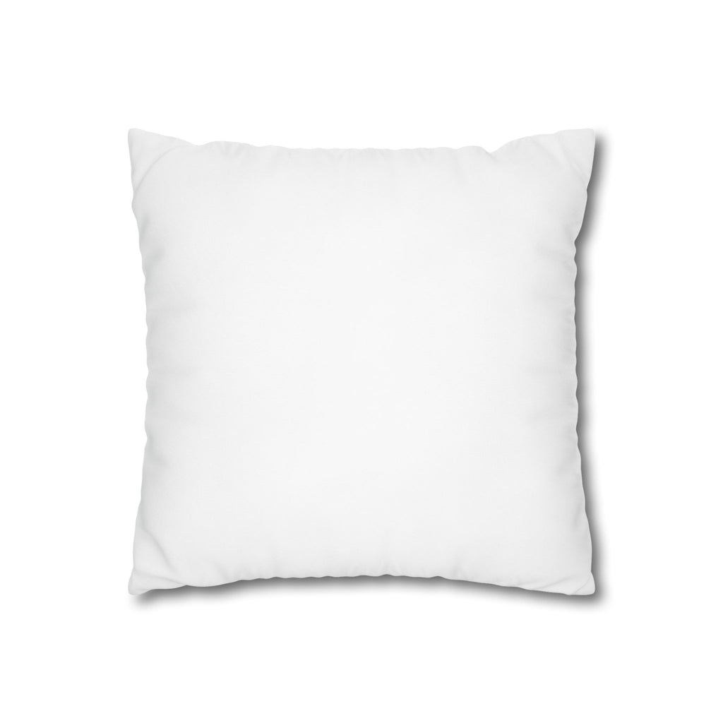 Wolf Forest Throw Pillowcase — Rustic Wildlife Square Pillow Cover