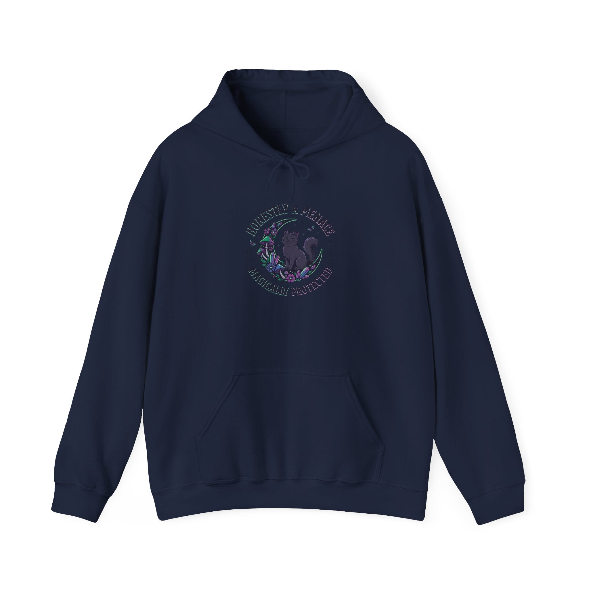 Honestly a Menace Witchy Hoodie | goblincore, chaos energy celestial crystals
