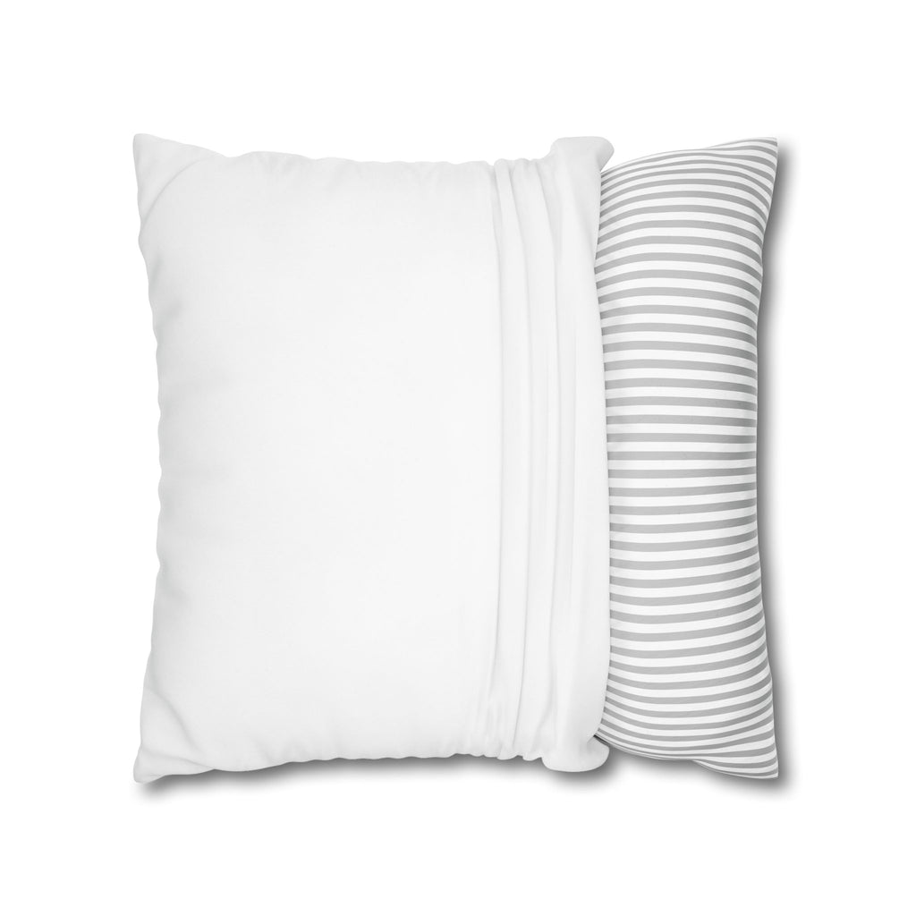 Wolf Forest Throw Pillowcase — Rustic Wildlife Square Pillow Cover