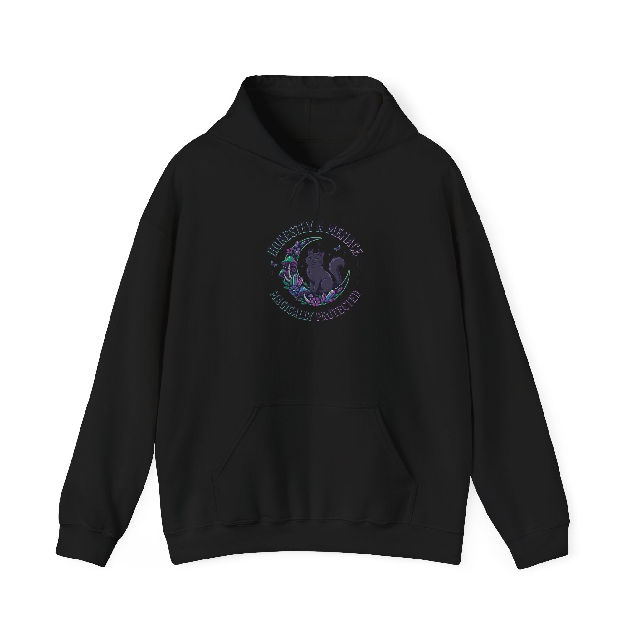 Honestly a Menace Witchy Hoodie | goblincore, chaos energy celestial crystals