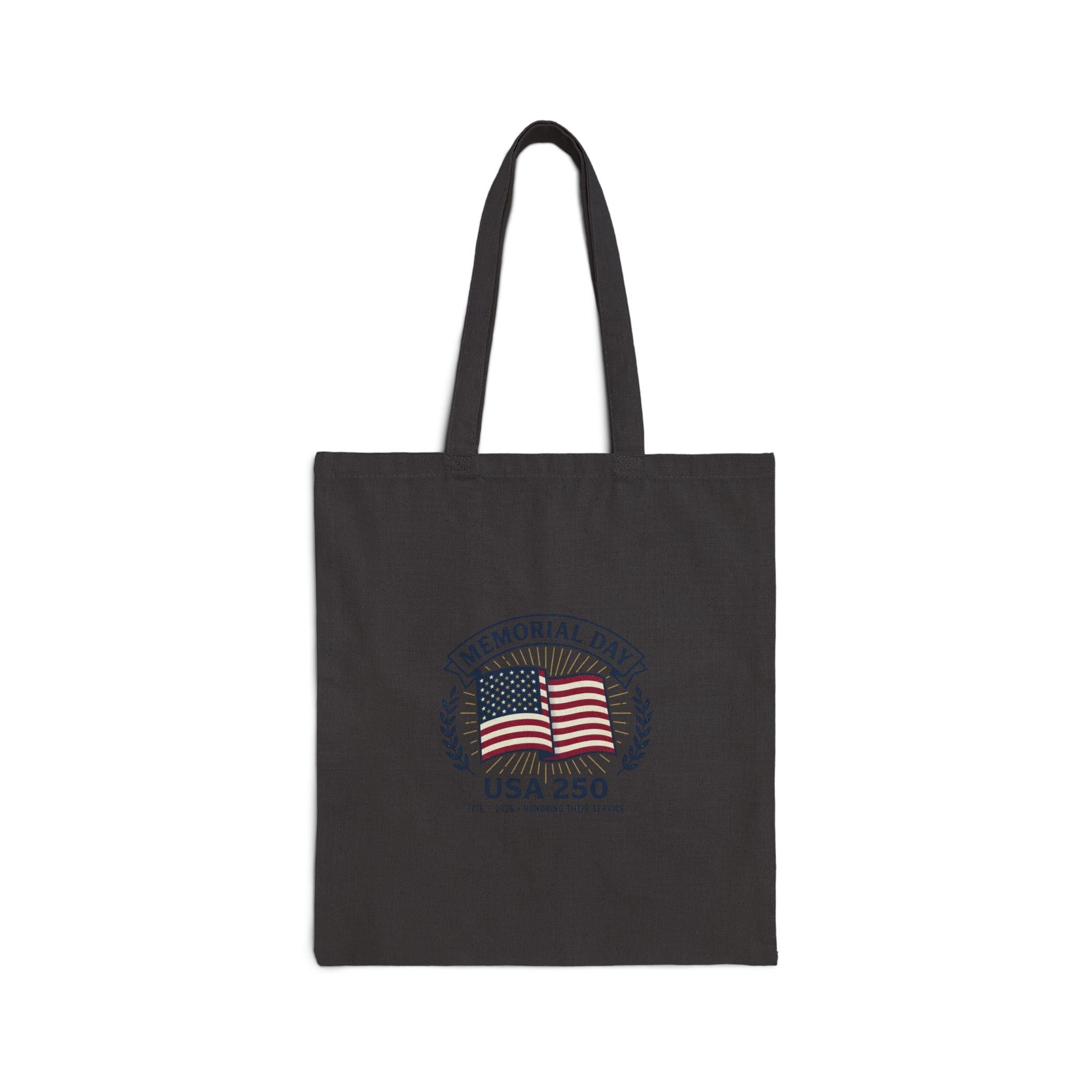 USA 250 Memorial Day Tote | 1776–2026 Vintage Distressed Patriotic Canvas