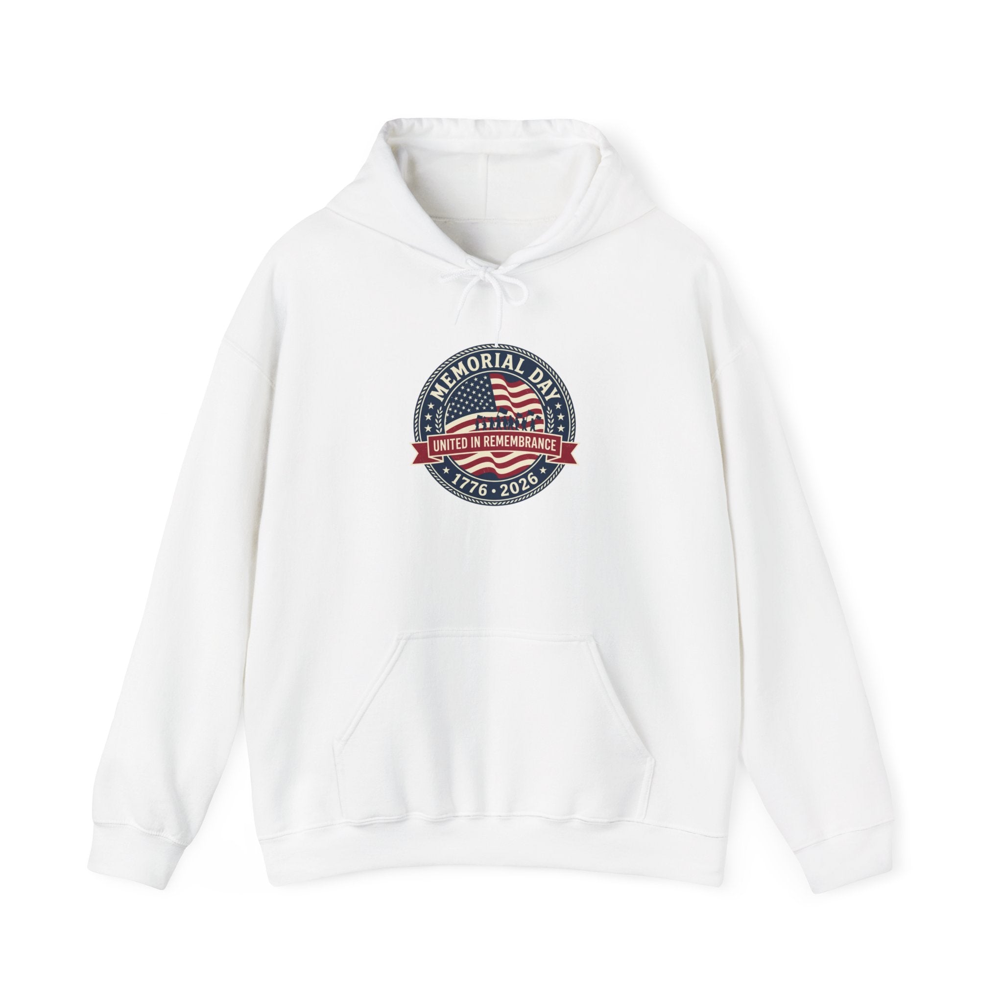 USA 250 Memorial Day Hoodie | 1776–2026 vintage distressed patriotic