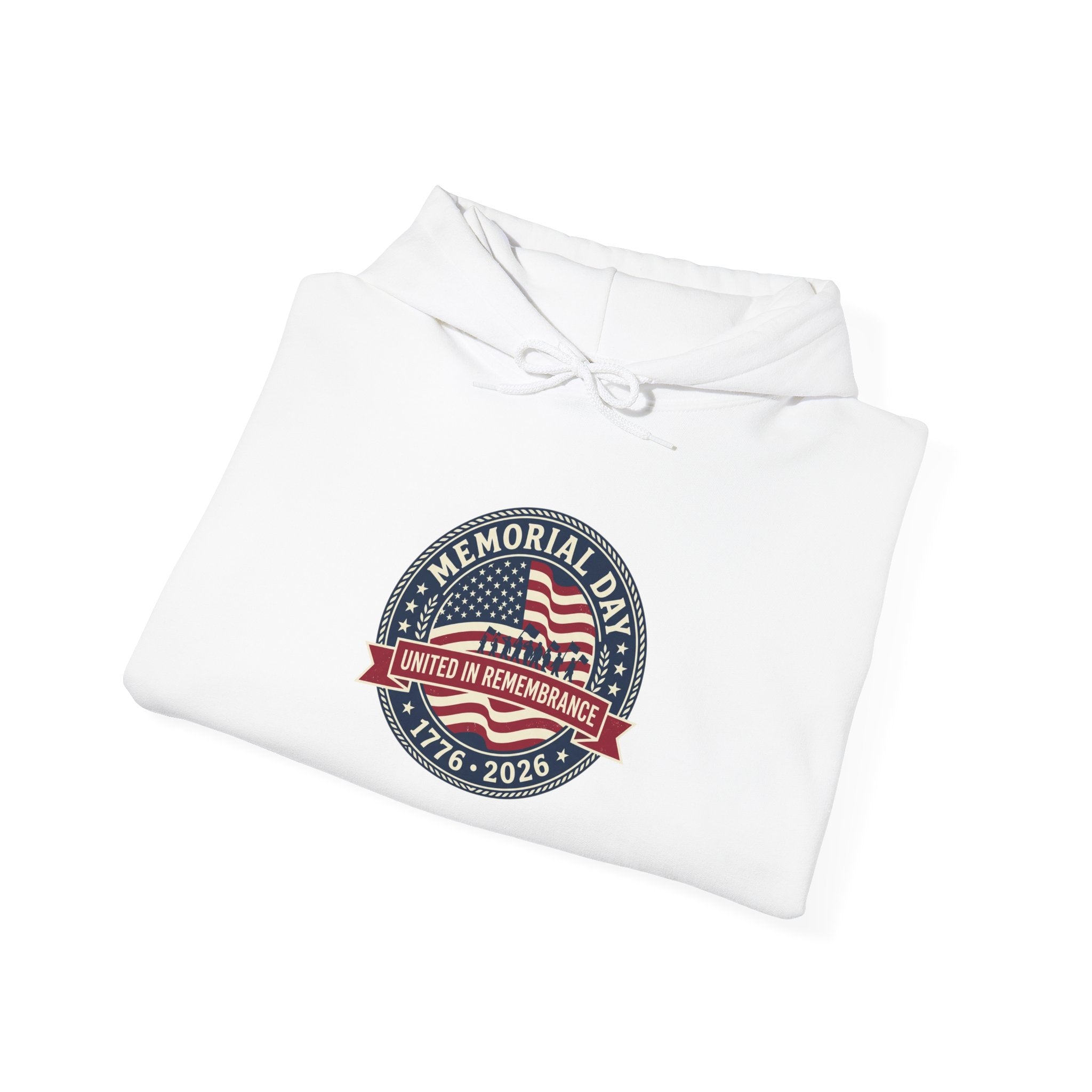 USA 250 Memorial Day Hoodie | 1776–2026 vintage distressed patriotic
