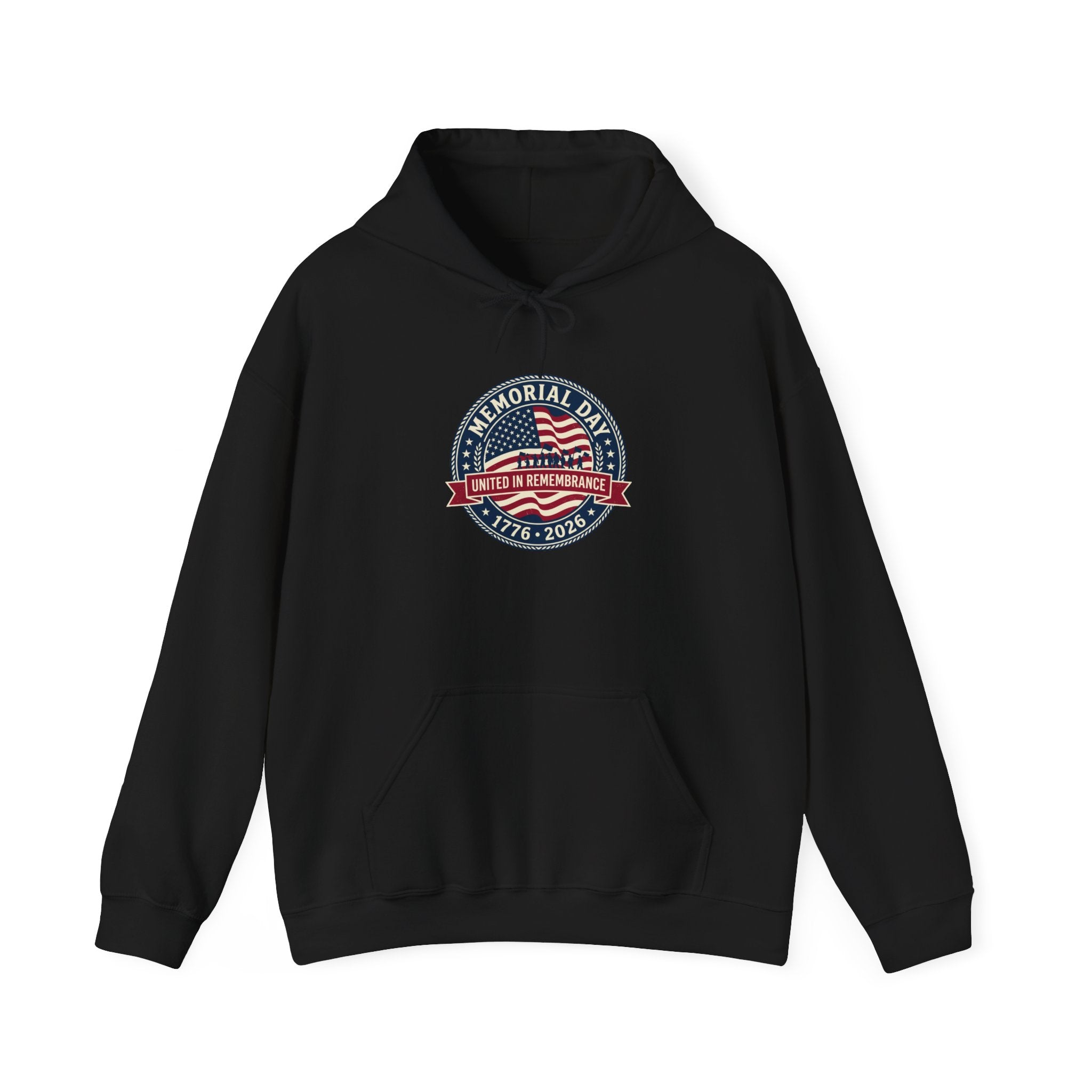 USA 250 Memorial Day Hoodie | 1776–2026 vintage distressed patriotic