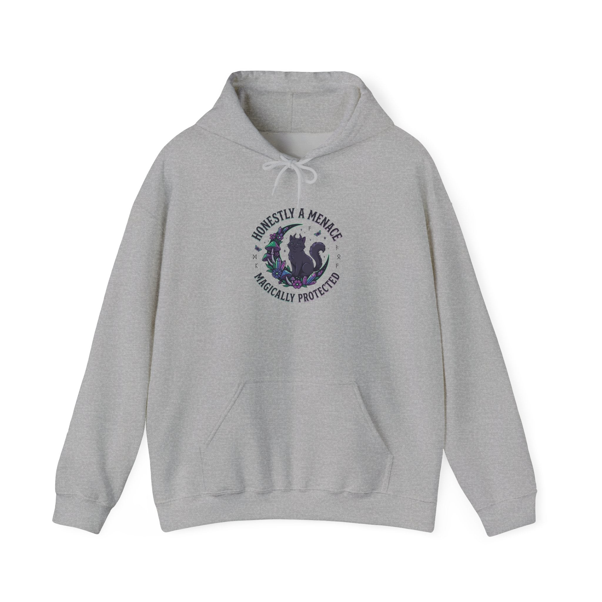 Honestly a Menace Witchy Hoodie | goblincore, chaos energy celestial crystals