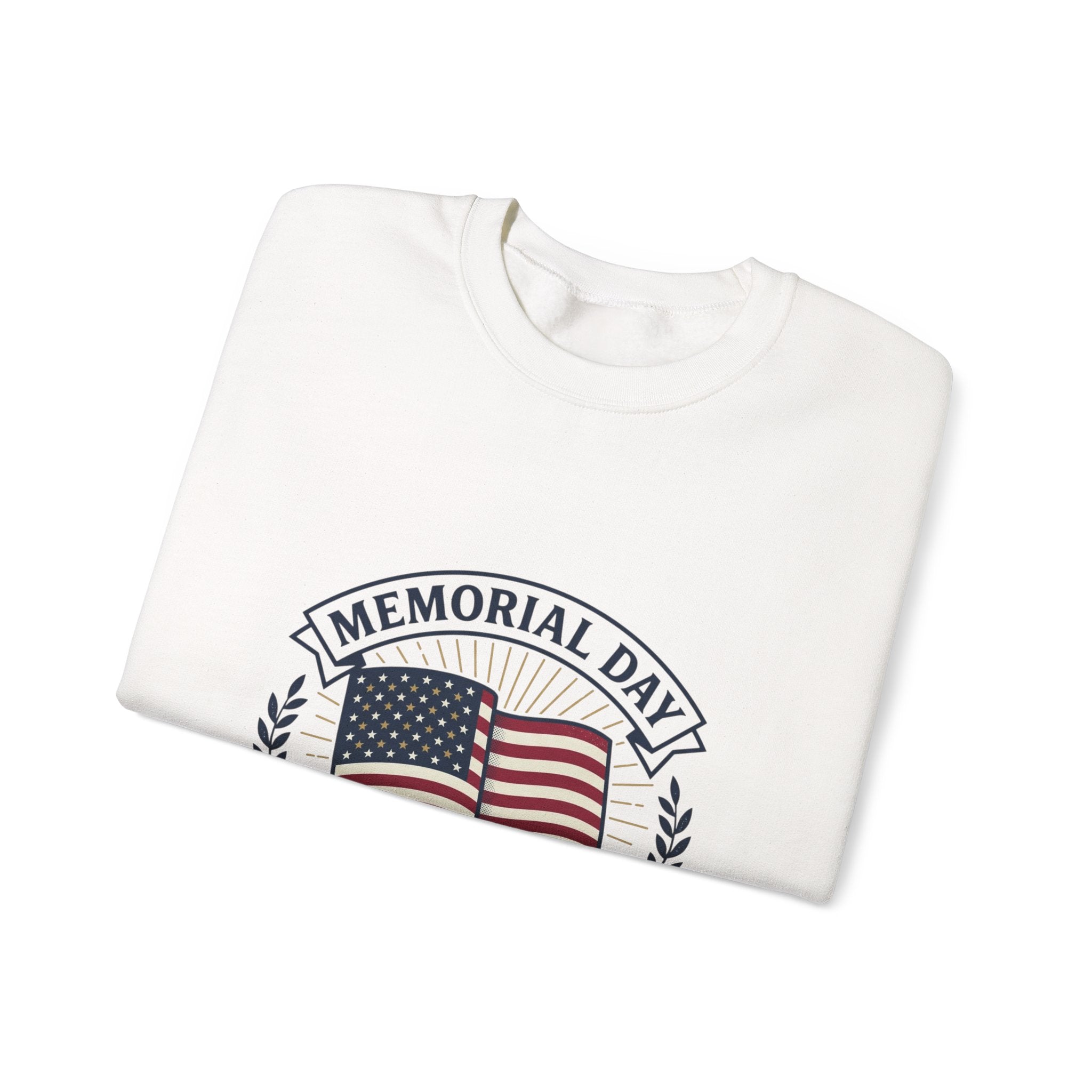 USA 250 Memorial Day Crewneck Sweatshirt | 1776–2026 Vintage Distressed Americana
