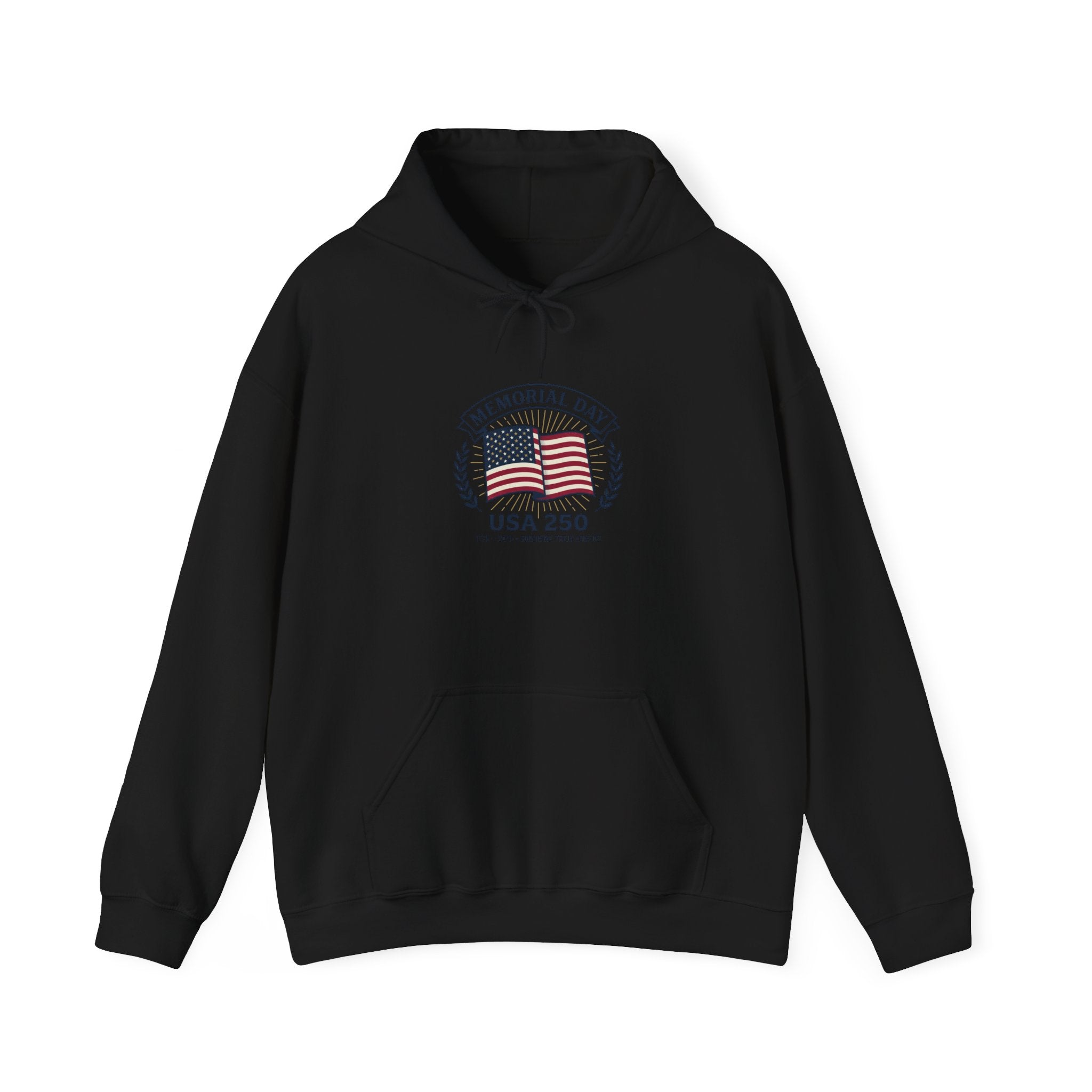 USA 250 Memorial Day Hoodie | 1776–2026 Vintage Distressed Patriotic