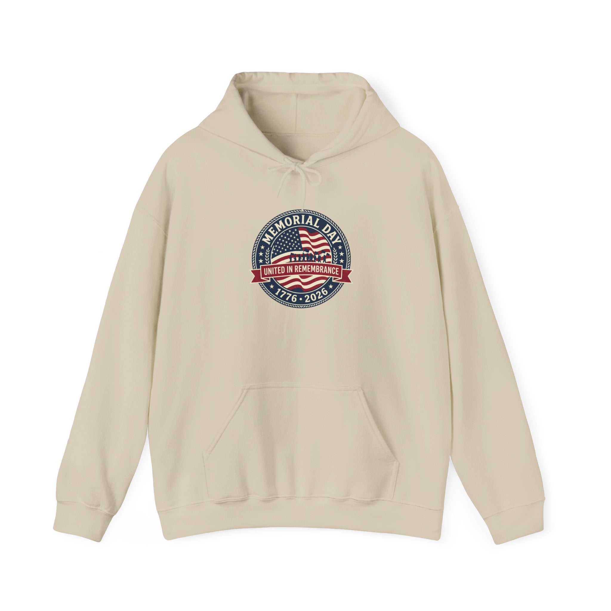 USA 250 Memorial Day Hoodie | 1776–2026 vintage distressed patriotic