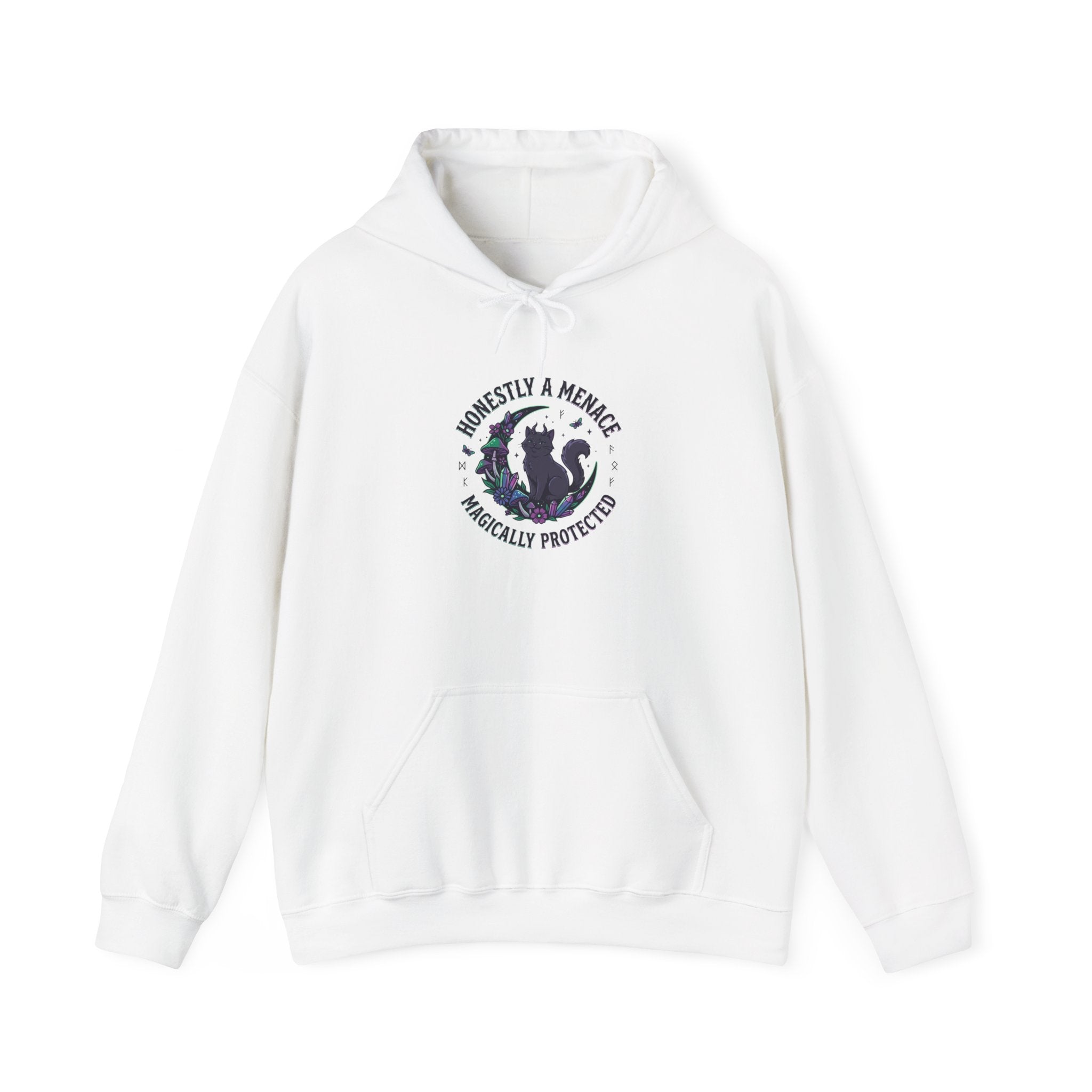 Honestly a Menace Witchy Hoodie | goblincore, chaos energy celestial crystals
