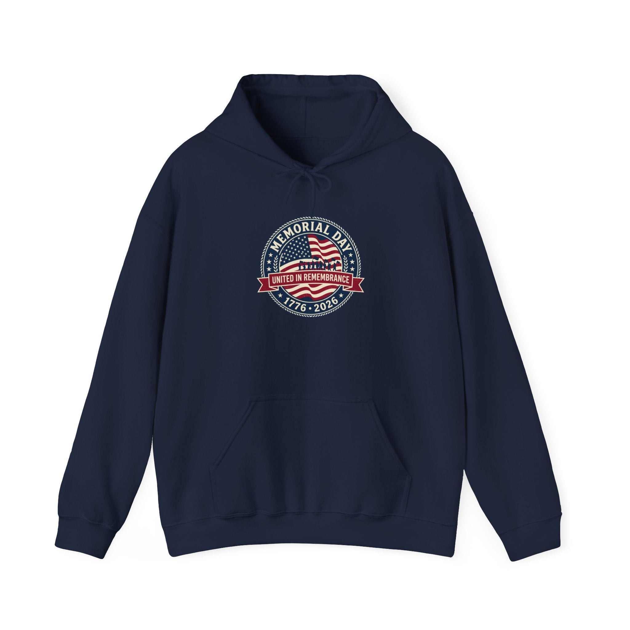 USA 250 Memorial Day Hoodie | 1776–2026 vintage distressed patriotic