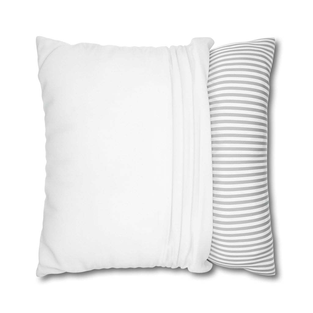 Wolf Forest Throw Pillowcase — Rustic Wildlife Square Pillow Cover