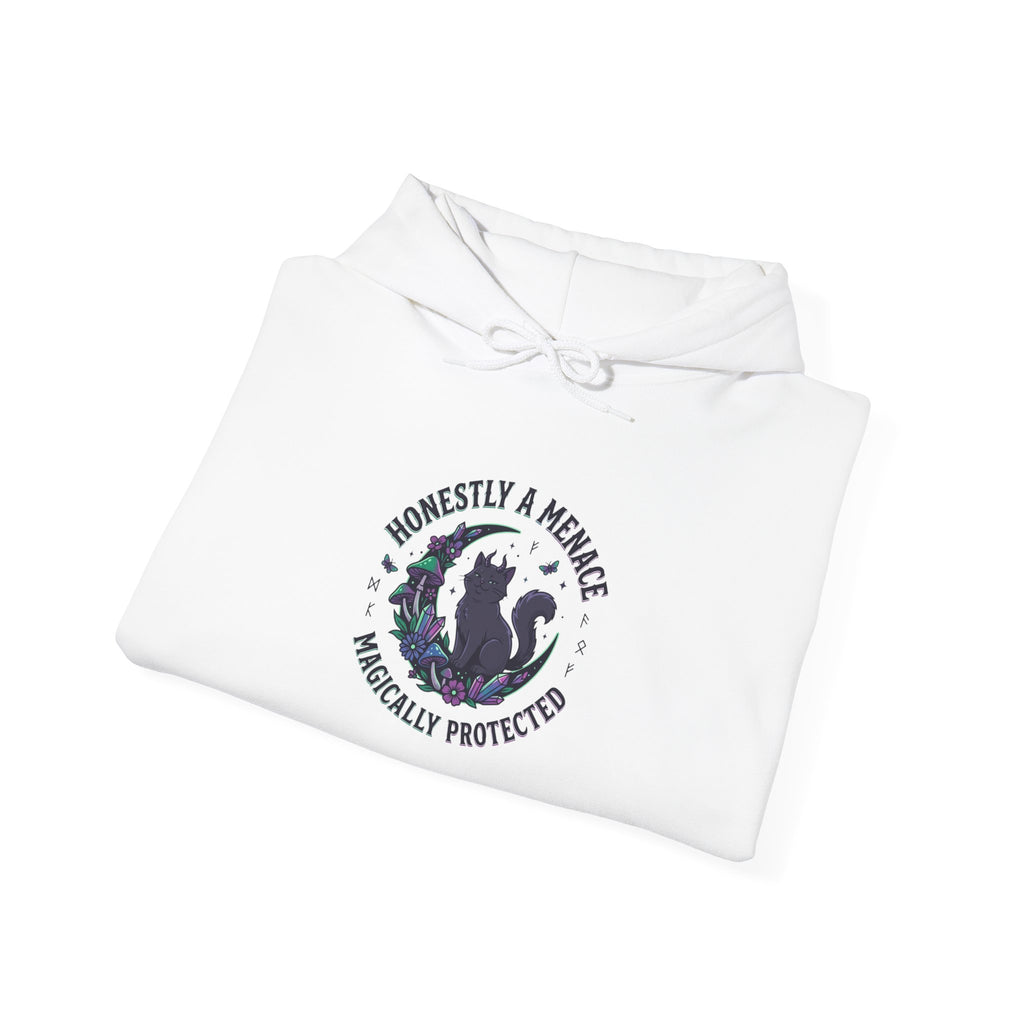 Honestly a Menace Witchy Hoodie | goblincore, chaos energy celestial crystals