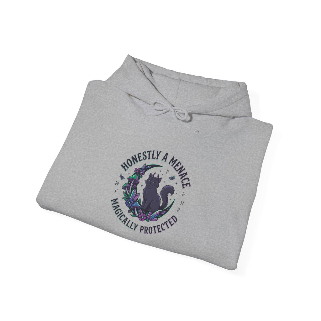 Honestly a Menace Witchy Hoodie | goblincore, chaos energy celestial crystals